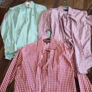 3 dress shirts Facconable, Banana Republic